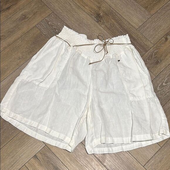 Wrap London Linen Shorts - Picture 1 of 5